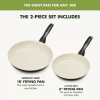 Rio 2PK (8" and 11") Ceramic Nonstick Breakfast Set Black