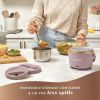 20-oz. Lunch Crock Food Warmer, (6.6 L x 6.6 W x 6.4 H)